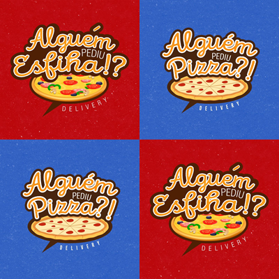 Logo restaurante ALGUEM PEDIU PIZZA/ESFIHA!?