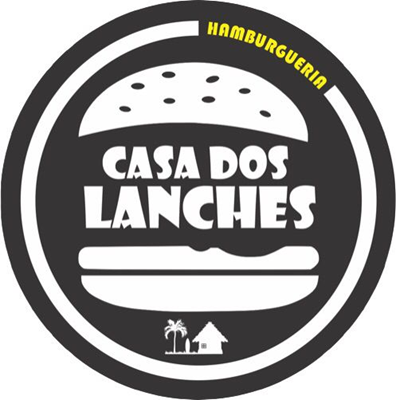 Logo restaurante hamburgueria casa dos lanches