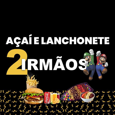 Logo restaurante Açai 2 irmãos