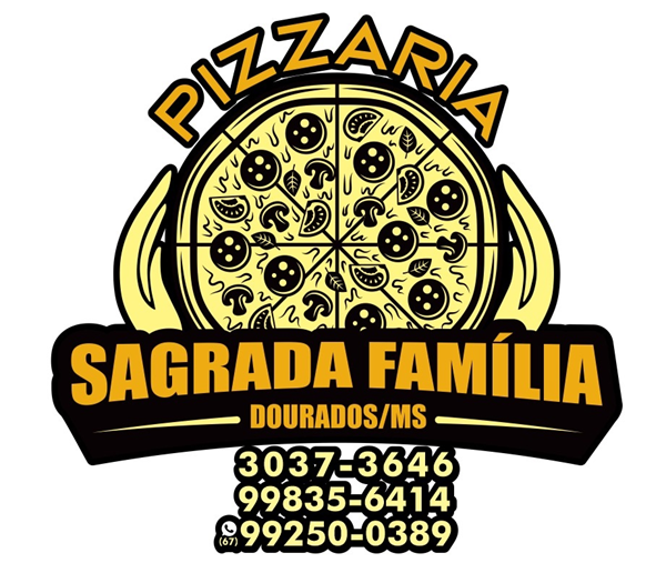Logo restaurante cupom Pizzaria Sagrada Familia Dourados
