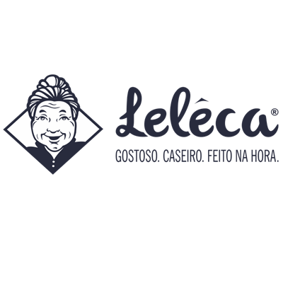 Logo restaurante LELÊCA - gostoso. caseiro. feito na hora.