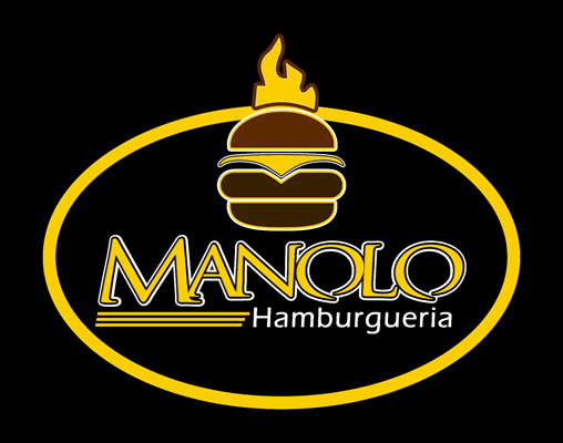 Logo restaurante Manolo Hamburgueria