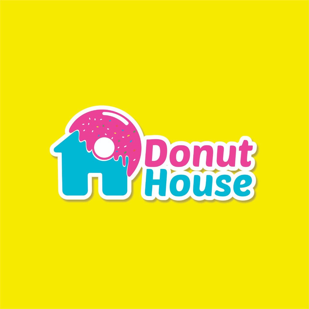 Logo-Lanchonete - Donut House