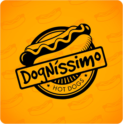 Logo-Fast Food - Dognissimo Hot Dogs