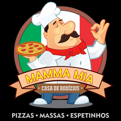 Logo-Pizzaria - Mamma Mia 