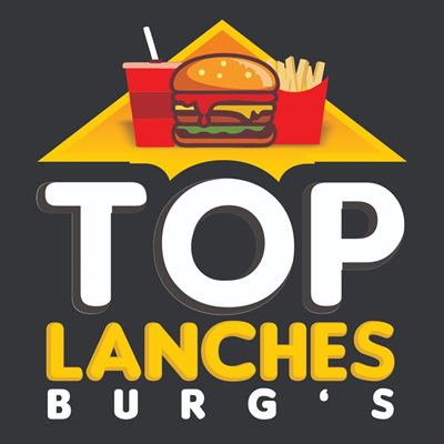 Logo-Lanchonete - top lanches burg's
