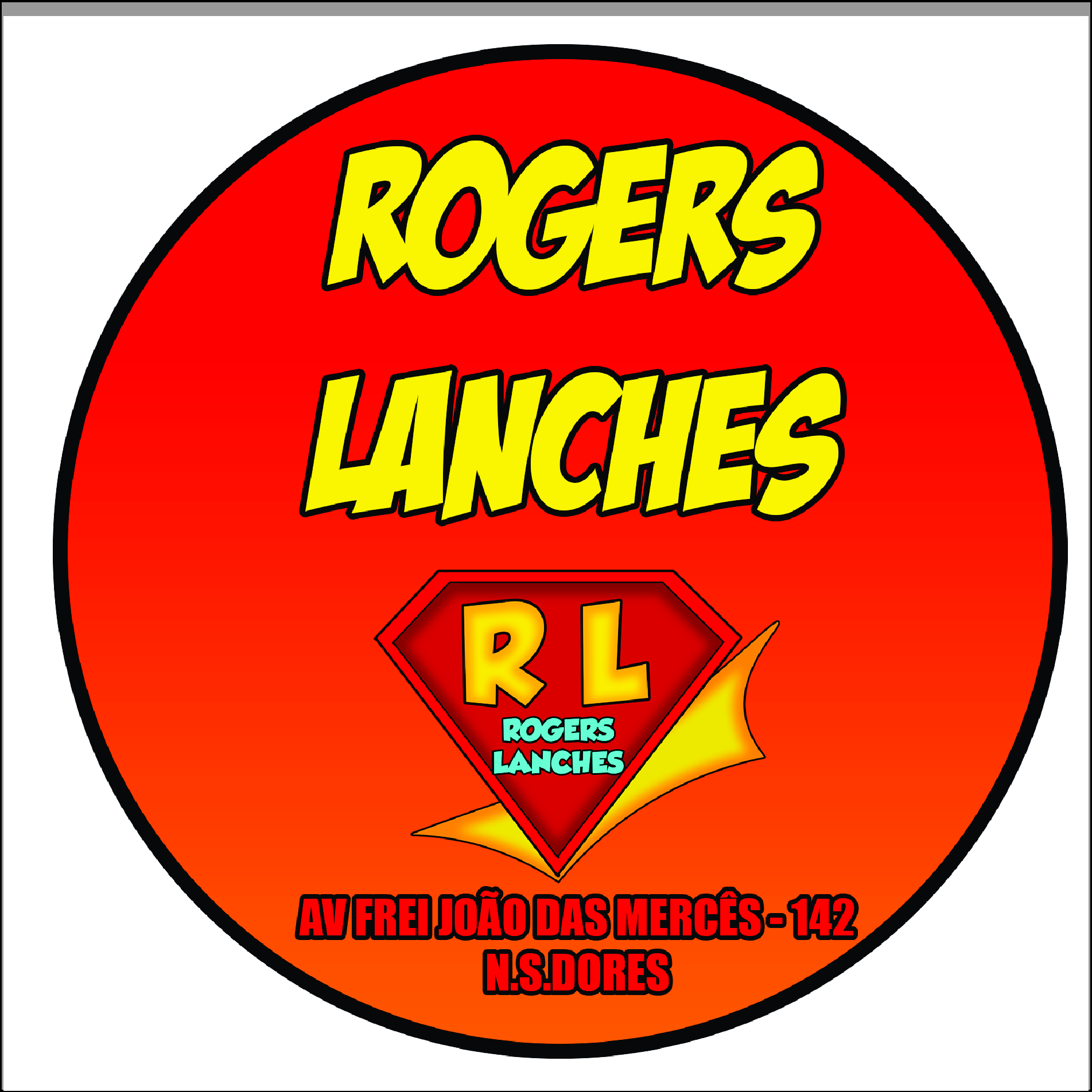 Logo restaurante ROGERS LANCHES