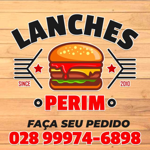 Logo restaurante lanches perim