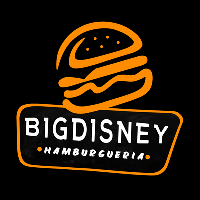 Logo-Lanchonete - BIGDISNEY HAMBURGUERIA 
