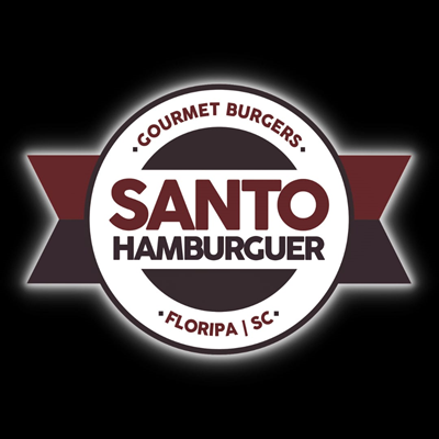 Logo-Fast Food - Cardapio Santo Hambúrguer