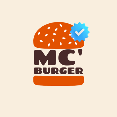 Logo restaurante MC BURGER
