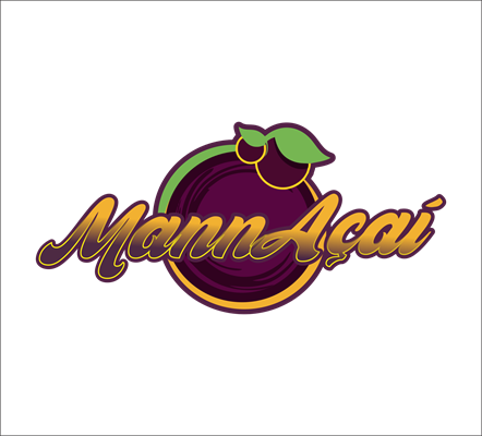 Logo-Loja de Açaí - Mannaçai