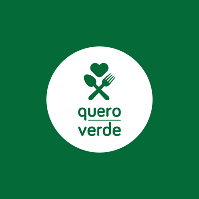 Logo restaurante Quero Verde - Comida que cuida