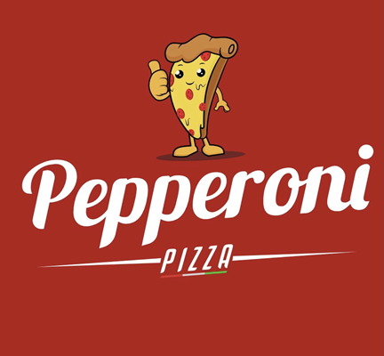 Logo-Pizzaria - Pepperoni Pizza