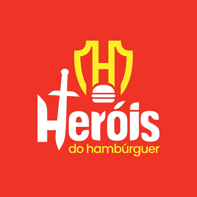 Logo restaurante Heróis do Hamburguer