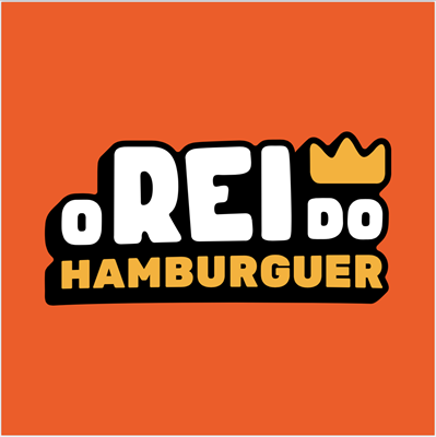 Logo restaurante REI DO HAMBURGUER