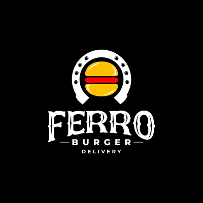 Logo-Fast Food - Ferro Burger