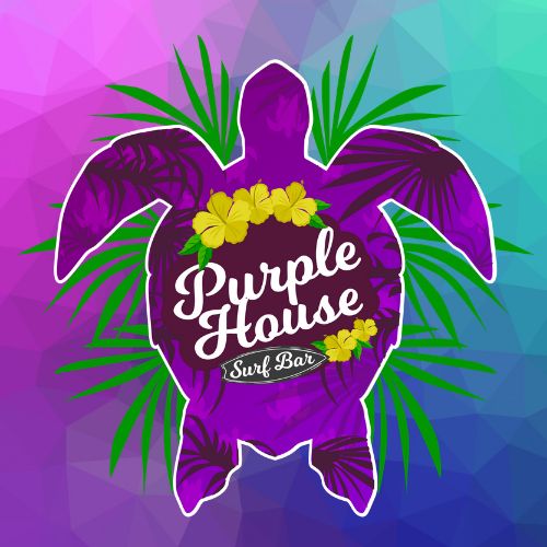 Logo-Loja de Açaí - Purple House
