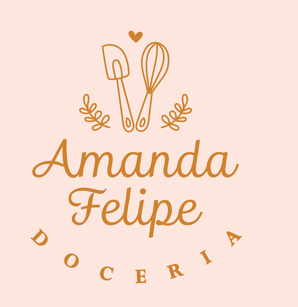 Logo restaurante AMANDA FELIPE DOCERIA
