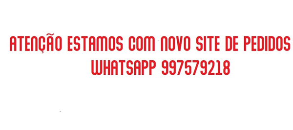 Logo restaurante estamos com novo Site de pedidos nos chama Whatss