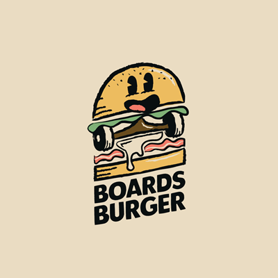 Logo-Lanchonete - Boards Burger
