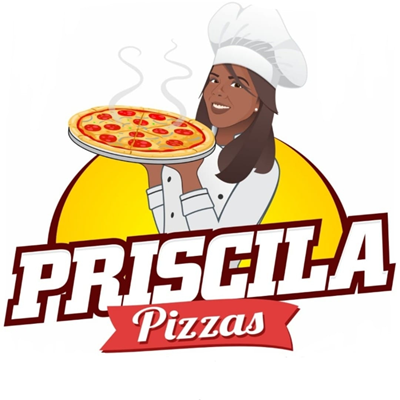 Logo restaurante Priscila Pizzas