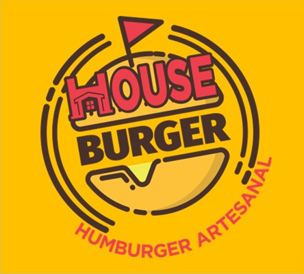 Logo-Hamburgueria - house burger