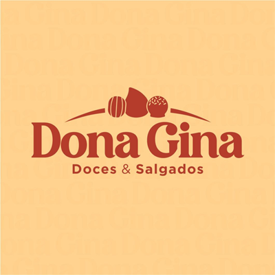 Logo restaurante Dona Gina doces e salgados