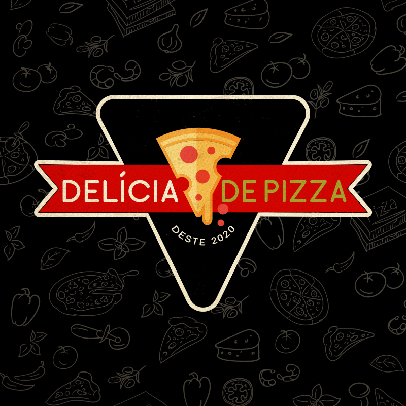 Logo restaurante Delicia de pizza