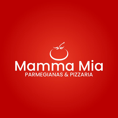 Logo restaurante Mamma Mia Parmegianas e Pizzas