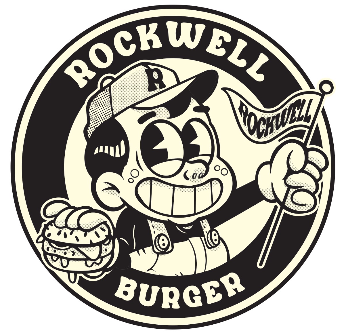 Logo-Restaurante - Rockwell Burger