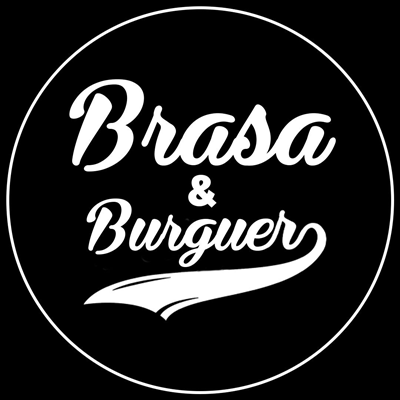 Logo-Hamburgueria - Brasa&Burguer - Artesanal na Brasa