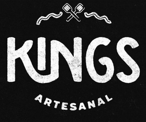 Logo restaurante Cardapio kings Artesanal