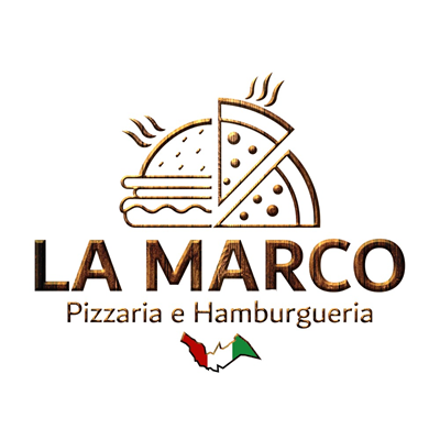 Logo restaurante "Tudo acaba em pizza"