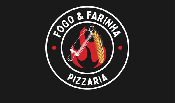 Logo-Pizzaria - Fogo e Farinha