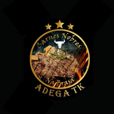 Logo restaurante Adega TK Bebidas e Carnes Nobres