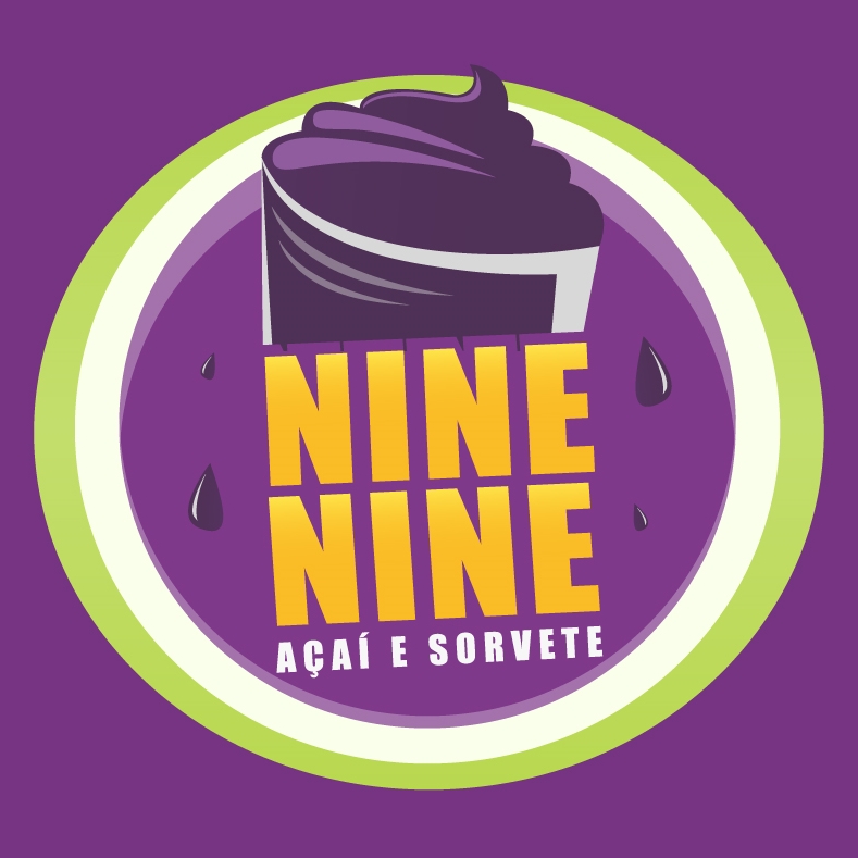 Logo-Loja de Açaí - Nine Nine Açaí