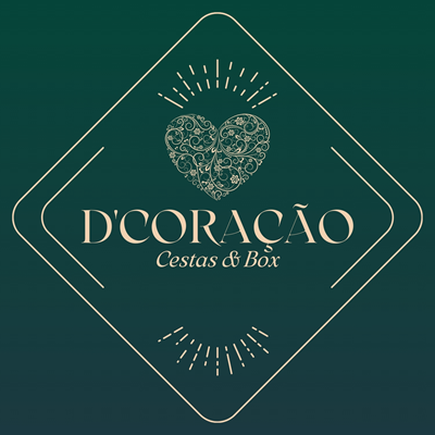 Logo restaurante D'Coração Cesta & Box | Araçatuba