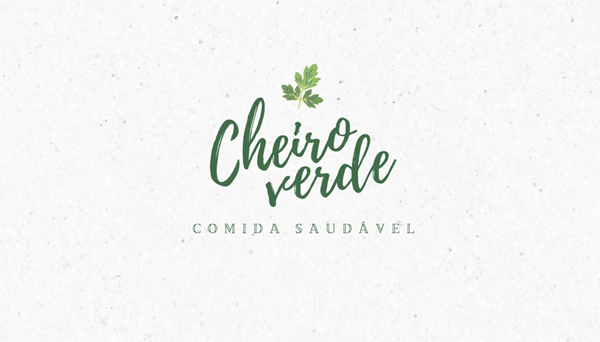 Logo restaurante Cheiro Verde Comida Saudável