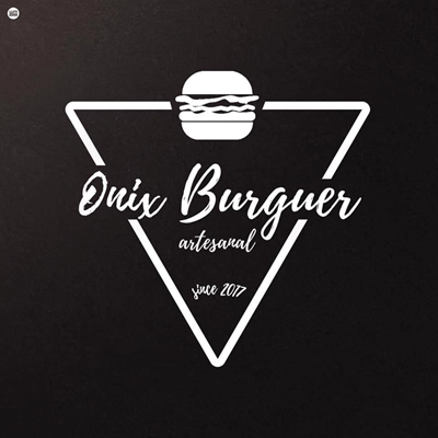 Logo restaurante Onix Burguer Artesanal 