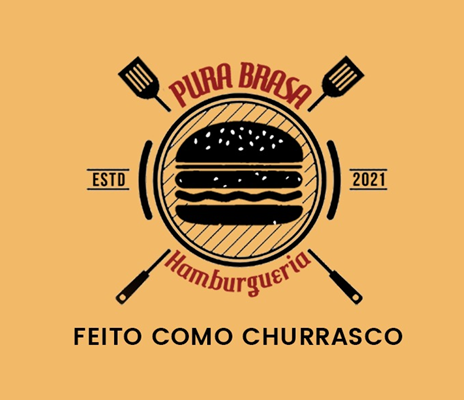 Logo restaurante Pura Brasa Hamburgueria