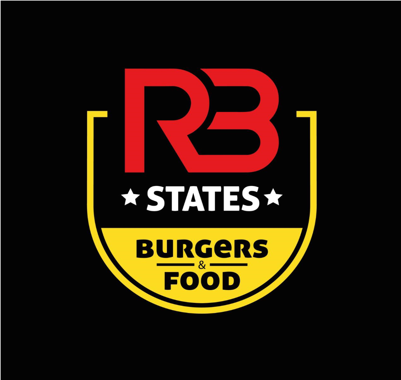 Logo-Fast Food - RB States Burguers and Food