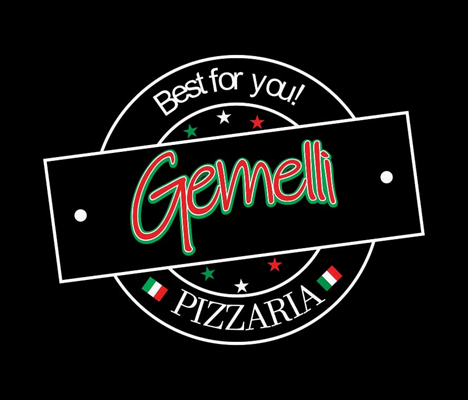 Logo-Pizzaria - Gemelli Pizzaria