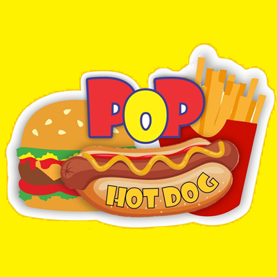 Logo-Lanchonete - POP Hot Dog