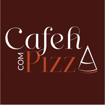 Logo restaurante Caféh com Pizza 