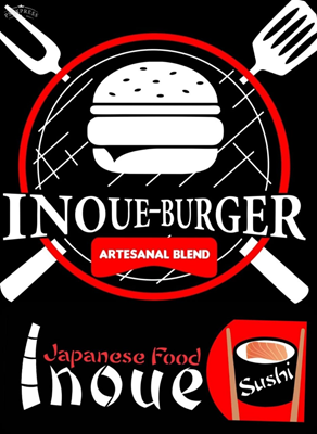 Logo restaurante INOUE sushi & burger