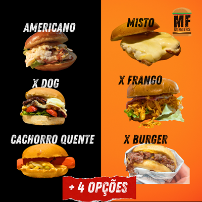 Logo restaurante mfburgers