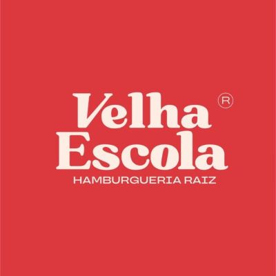 Logo restaurante Velha Escola Hamburgueria Artesanal