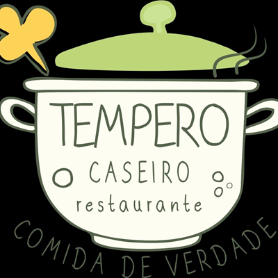 Logo restaurante TEMPERO CASEIRO - COMIDA DE VERDADE!