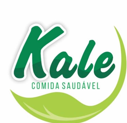 Logo restaurante kale comida saudavel